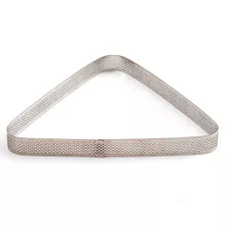 Perforated tart and quichering triangle 22 x 19.5 x 3.5 cm