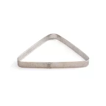 Triangle perforé pour tarte et quichering 16 x 14 x 3.5 cm