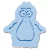 Tagliabiscotti con espulsore Pinguino, con Goffratura