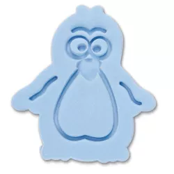 Emporte-pièce pingouin avec éjecteur, avec gaufrage