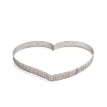 Perforierter Tarte- und Quichering Herz 18 x 16 x 3.5 cm