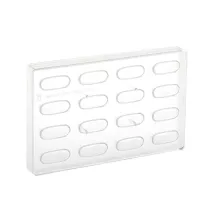 Gianduiotto polycarbonate praline mold for 16 pieces