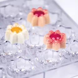 Pralinenform Blümchen, 24 Pralinen