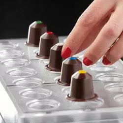 Pralinenform Kaffeekapsel, 21 Pralinen