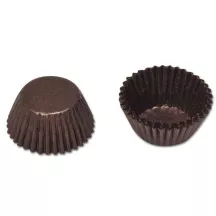 Pralinenförmchen Braun, 100 Stück