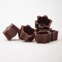 Dark star praline hollow center, 48 pieces