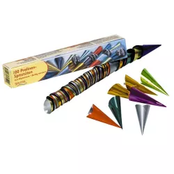 Aluminum praline cones, 100 pieces