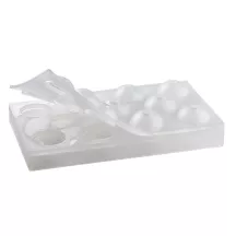 Moule professionnel en silicone Boule Ø 45 mm, 11 pièces