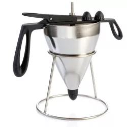 Profi Trichter mit drei Aufsätzen und Halterung