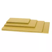 Cake plate rectangular extra strong gold 30 x 40 cm