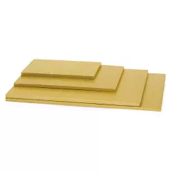 Tortenplatte Rechteckig extra stark Gold 30 x 40 cm