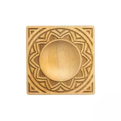 Ravioli wooden mold XL Mandala, beech wood
