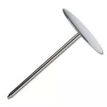 Clou de fleur en acier inoxydable, 4 cm