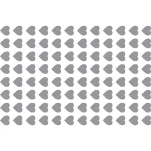 Rouladen mat hearts small 30 x 20 cm