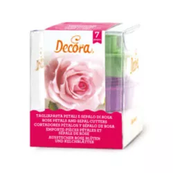 Ausstecher-Set für Rosen mit Kelchblatt