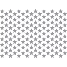 Silicone stencil stars, small 30 x 20 cm