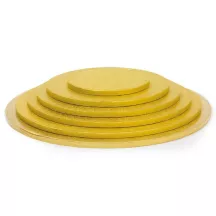 Cake plate round extra strong gold Ø 30 cm