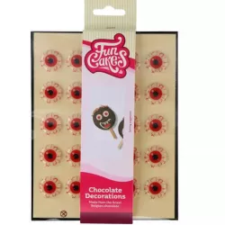 Decorazioni di cioccolato bianco 3D - fantasmi