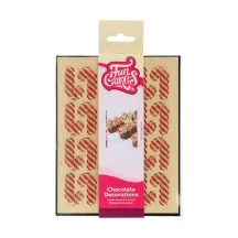 Decorazione di cioccolato Natale colorato, 8 pezzi
