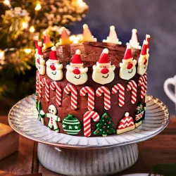 Decorazione di cioccolato Natale colorato, 8 pezzi