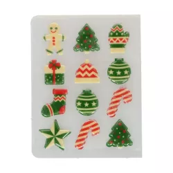 12 chocolate decorations Christmas figures