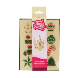 12 chocolate decorations Christmas figures