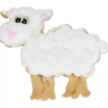 Sheep cookie cutter with ejector