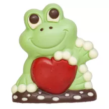 Schokoladengiessform Frosch mit Herz
