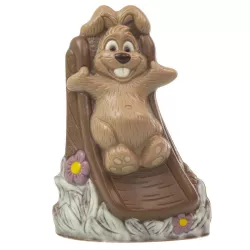Figure casting mold bunny on slide