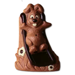 Moule pour figurines Lapin sur toboggan