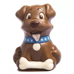 Schokoladengiessform Hund mit Knochen
