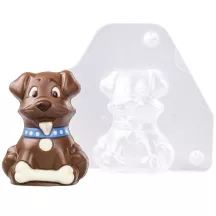 Stampo per cioccolato Cane con osso