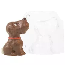 Dog mold for chocolate figures
