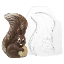 Giessform Eichhörnchen für Schokoladenfiguren