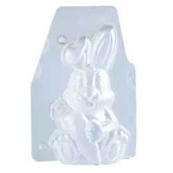 Chocolate mold bunny with carrots