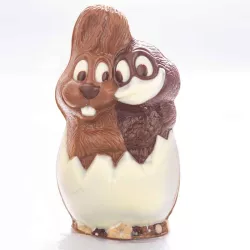 Polycarbonate chocolate mold bunny & duck
