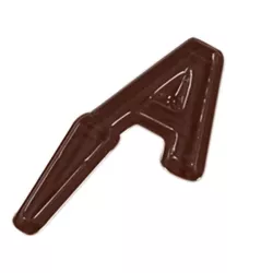 Chocolate mold letters A to M, transparent, 24 x 18.5 cm...