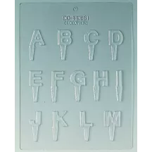 Schokoladenform Buchstaben A bis M, transparent, 24 x 18,5 cm…