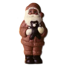 Moule en polycarbonate Saint-Nicolas avec ours en peluche