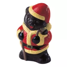 Chocolate mold Santa Claus bear
