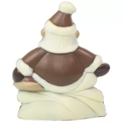 Mold Santa Claus on snowboard - polycarbonate