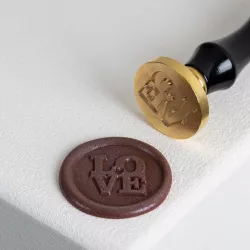 Chocolate stamp Love small