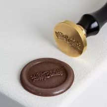 Chocolate stamp Happy Birthday small