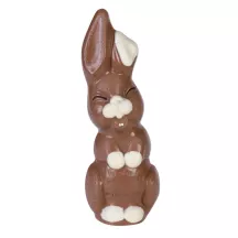 Chocolate mold laughing bunny
