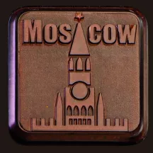 Mold for chocolate bars city trip, 24 pieces