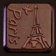 Stampo per tavolette di cioccolato Städtetrip, 24 pezzi