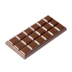 Stampo per tavolette di cioccolato Quadrato, 5 pezzi
