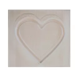 Heart mold for chocolate bars