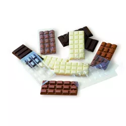 Chocolate mold with stripes, 5 molds
