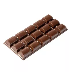 Chocolate bars with curvature - 5 pieces